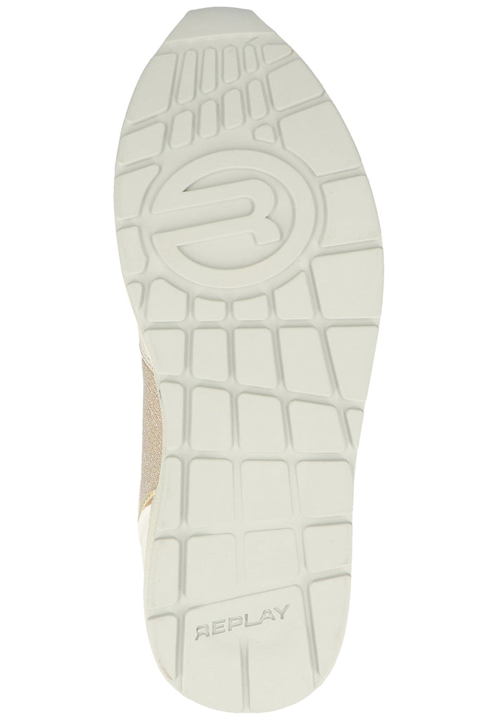 Replay Sneaker Leder/Textil Silber