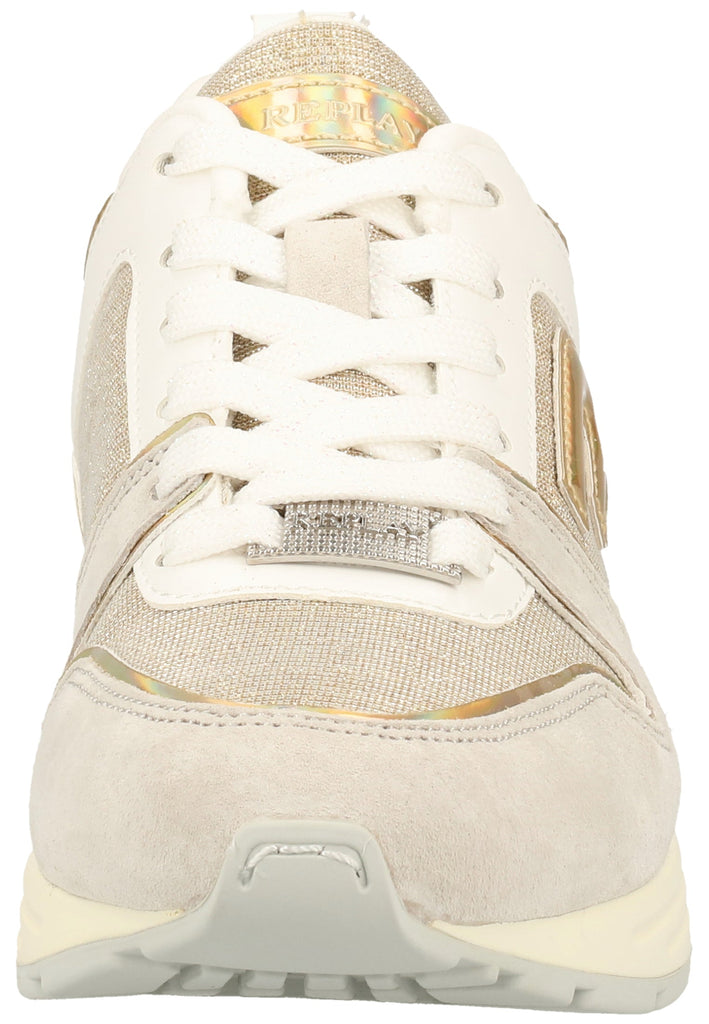 Replay Sneaker Leder/Textil Silber