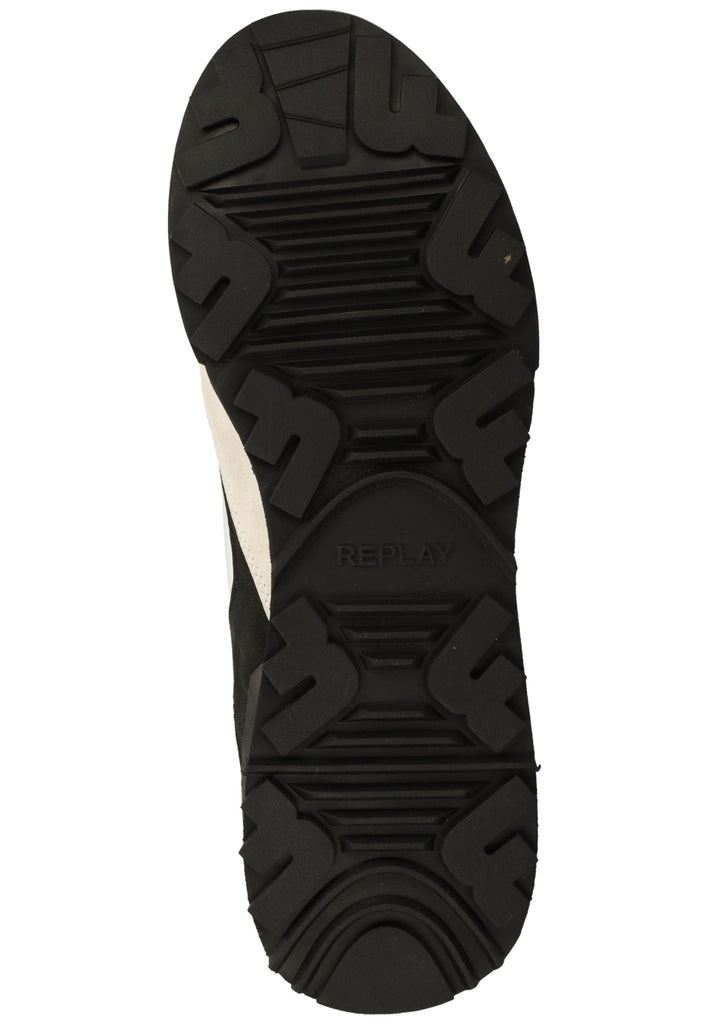 Replay Sneaker Leder/Textil Weiß/Schwarz