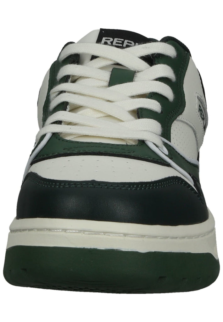 Replay Sneaker Leder Weiß/Grün