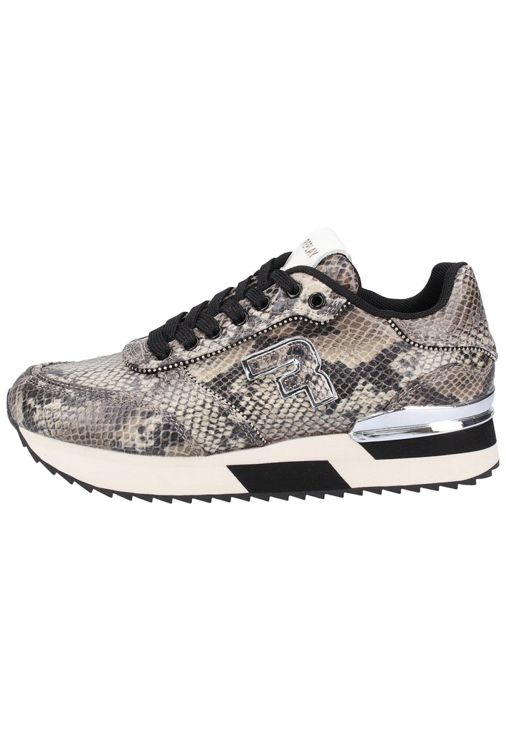 Replay Sneaker Lederimitat Grau/Schwarz