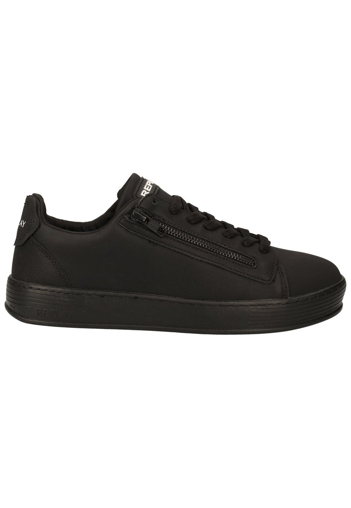 Replay Sneaker Lederimitat Schwarz