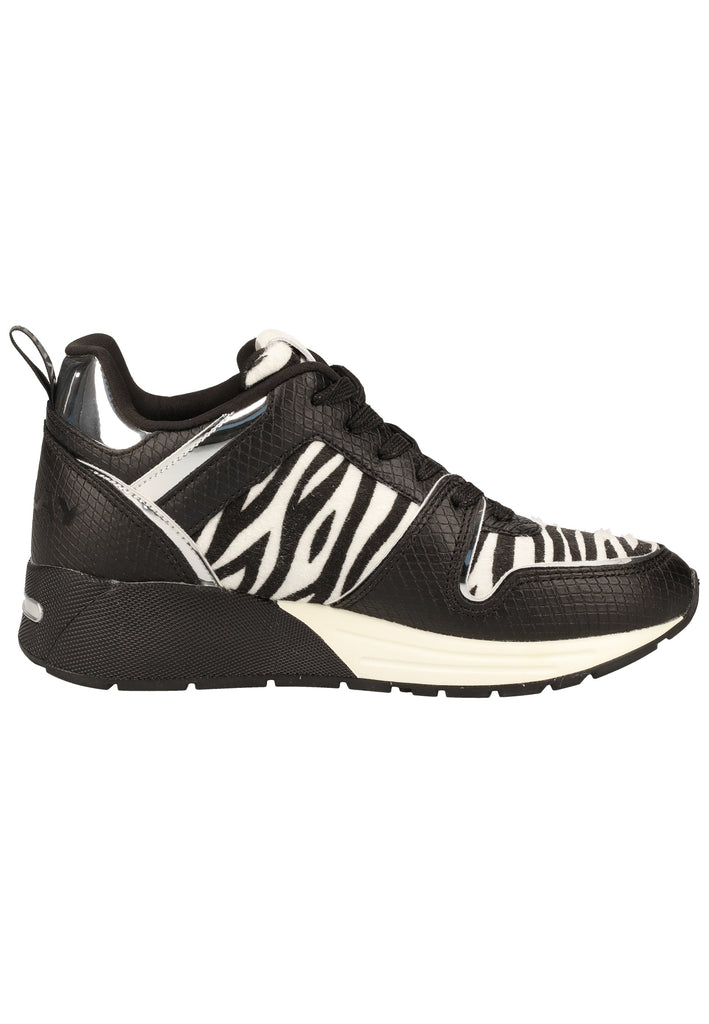 Replay Sneaker Lederimitat Schwarz/Weiß