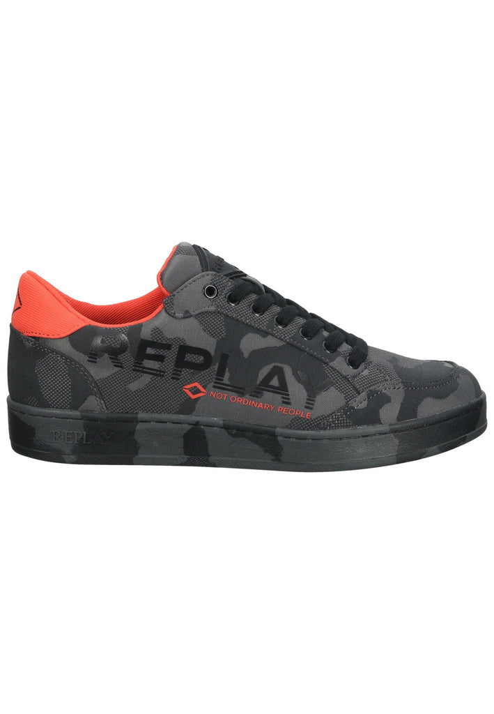 Replay Sneaker Lederimitat/Textil Dunkelgrau