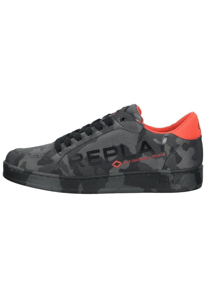 Replay Sneaker Lederimitat/Textil Dunkelgrau