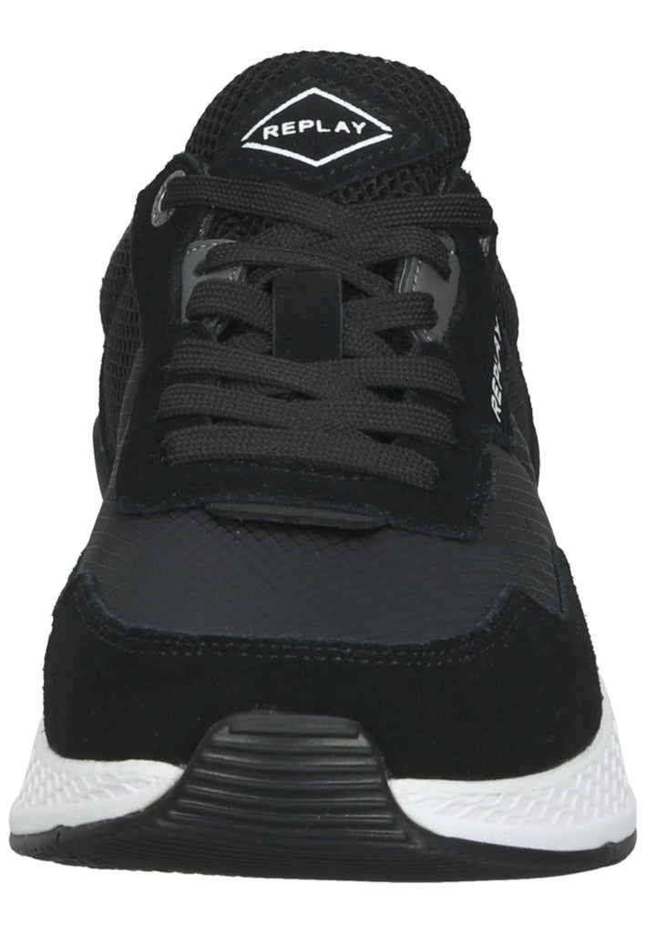 Replay Sneaker Lederimitat/Textil Schwarz