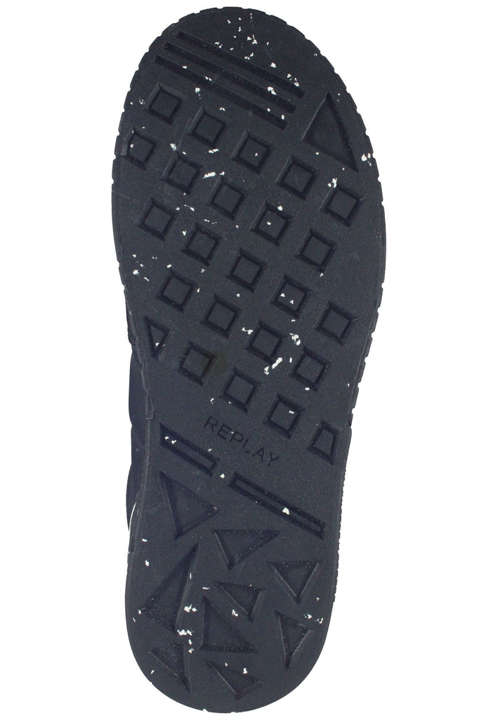 Replay Sneaker Lederimitat/Textil Schwarz