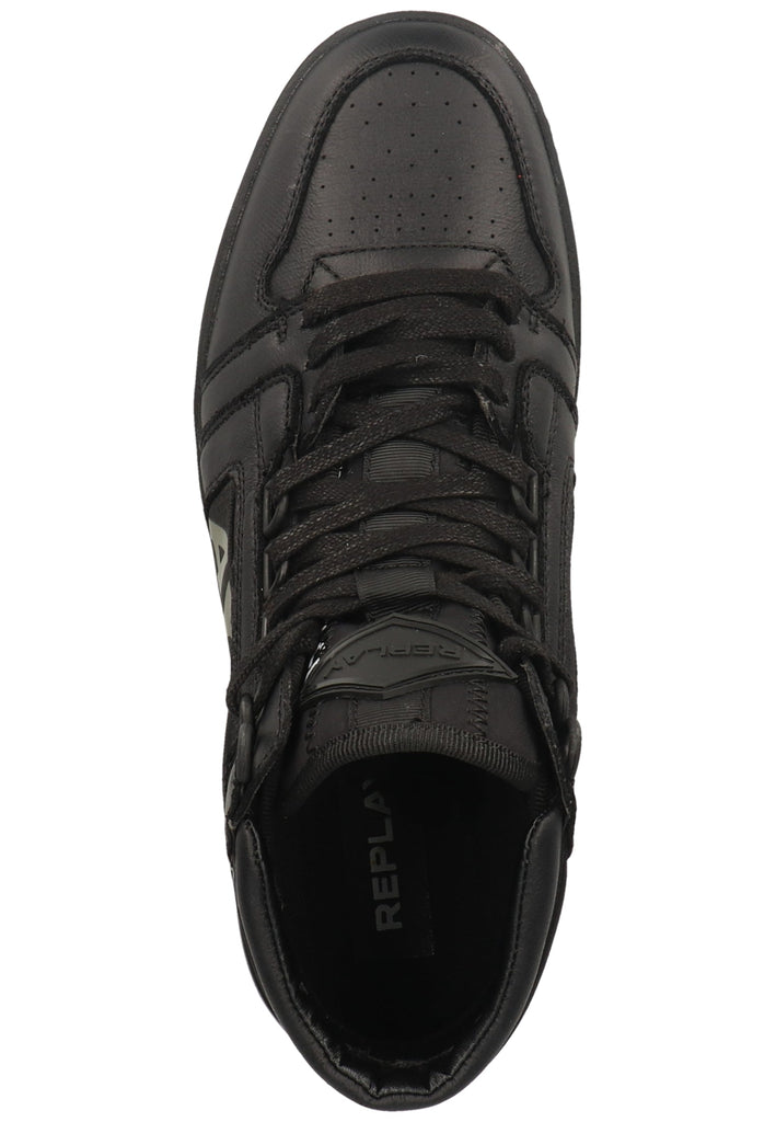 Replay Sneaker Lederimitat/Textil Schwarz