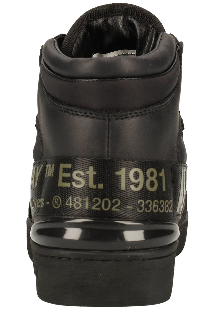 Replay Sneaker Lederimitat/Textil Schwarz