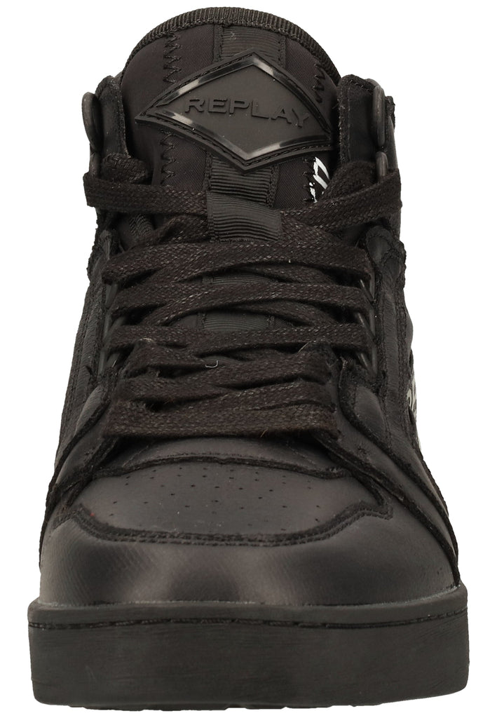 Replay Sneaker Lederimitat/Textil Schwarz