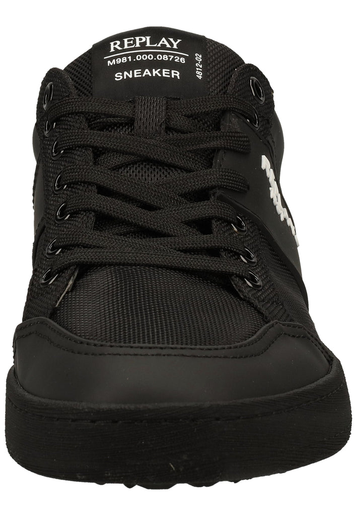 Replay Sneaker Lederimitat/Textil Schwarz