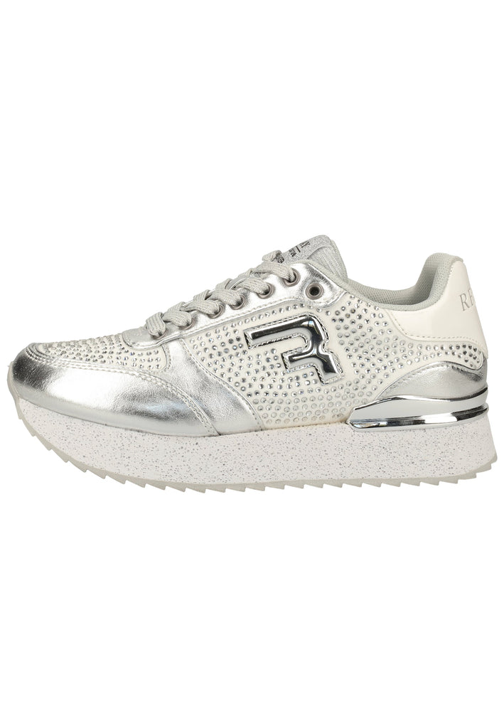 Replay Sneaker Lederimitat/Textil Silber