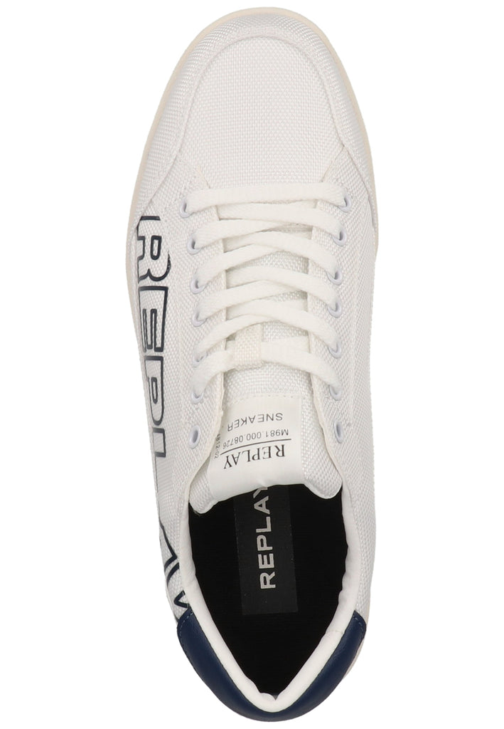 Replay Sneaker Lederimitat/Textil Weiß