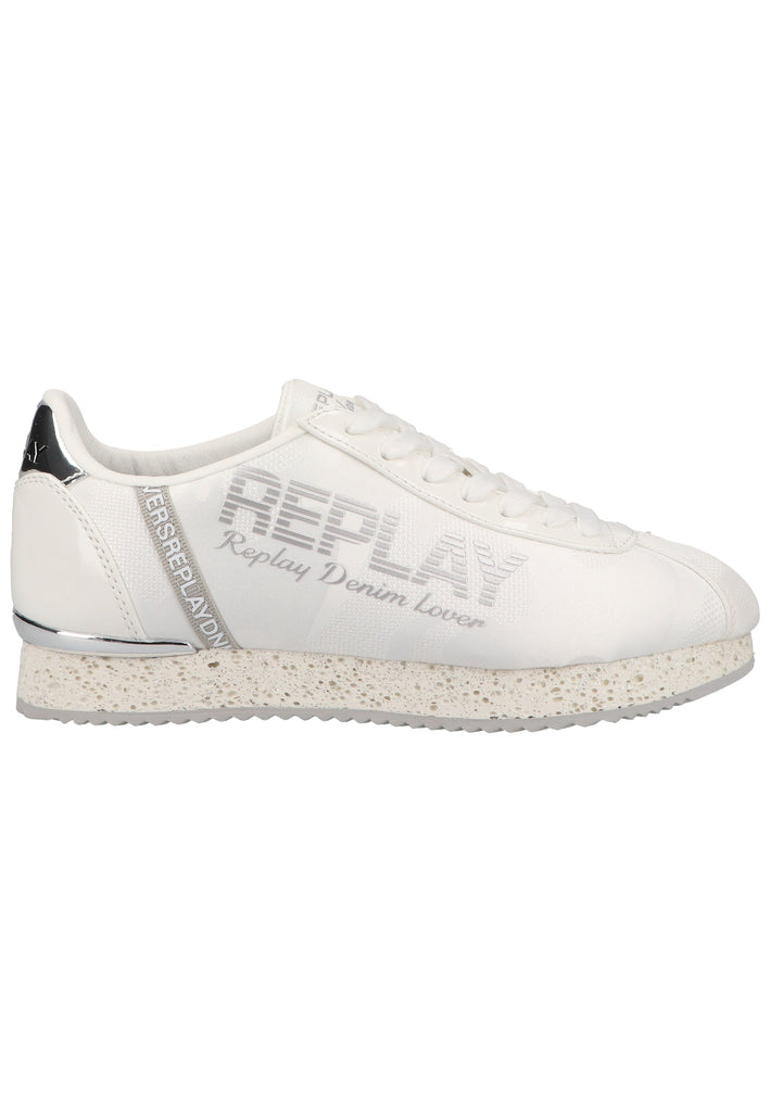 Replay Sneaker Lederimitat/Textil Weiß