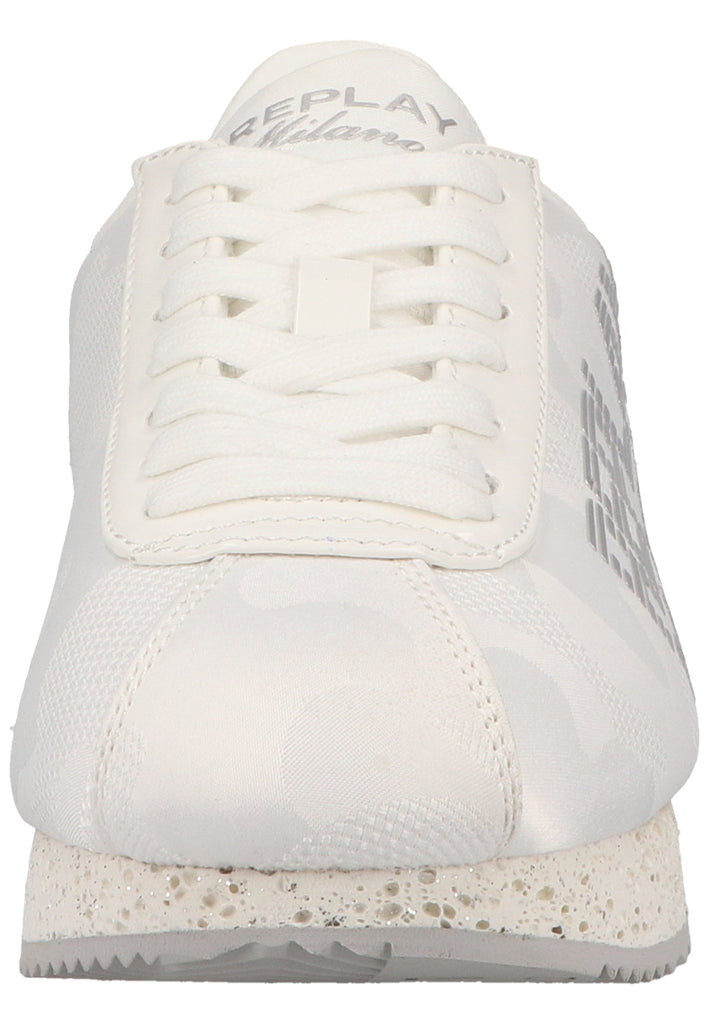 Replay Sneaker Lederimitat/Textil Weiß