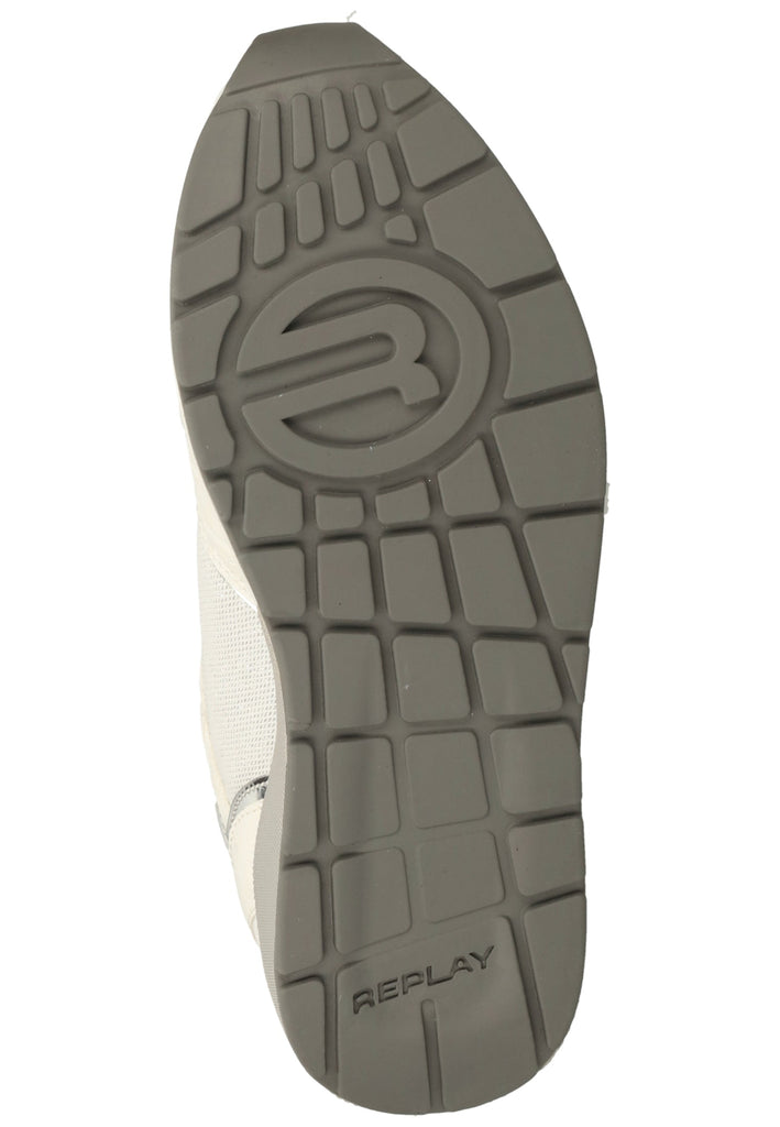 Replay Sneaker Lederimitat/Textil Weiß