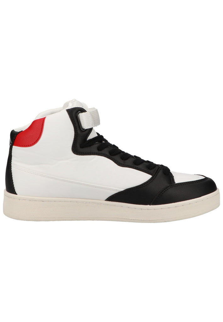 Replay Sneaker Lederimitat/Textil Weiß/Schwarz