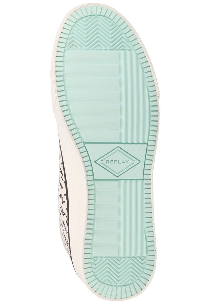 Replay Sneaker Textil Schwarz/Weiß