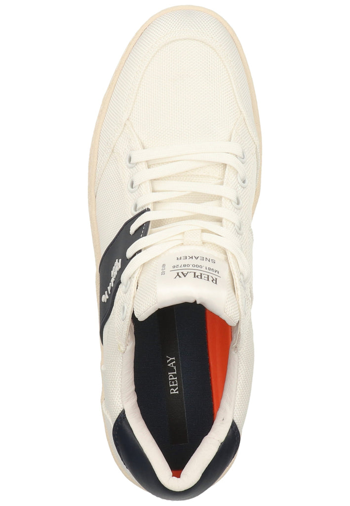Replay Sneaker Textil Weiß/Blau