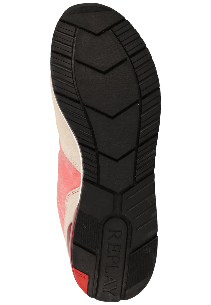 Replay Sneaker Veloursleder/Textil Weiß/Rot