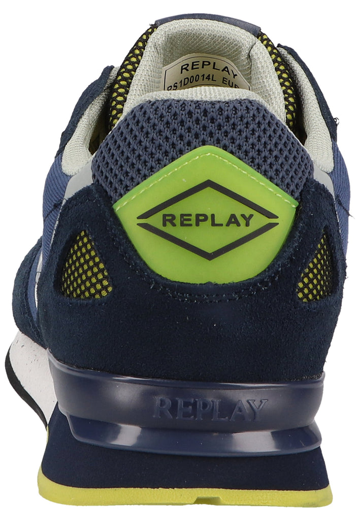 Replay Sneaker Veolurs/Textil/Synthetik Dunkelblau