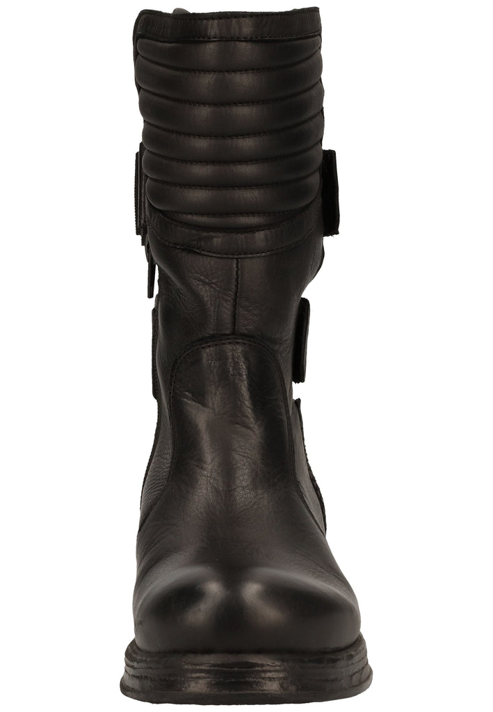 Replay Stiefel Leder Schwarz