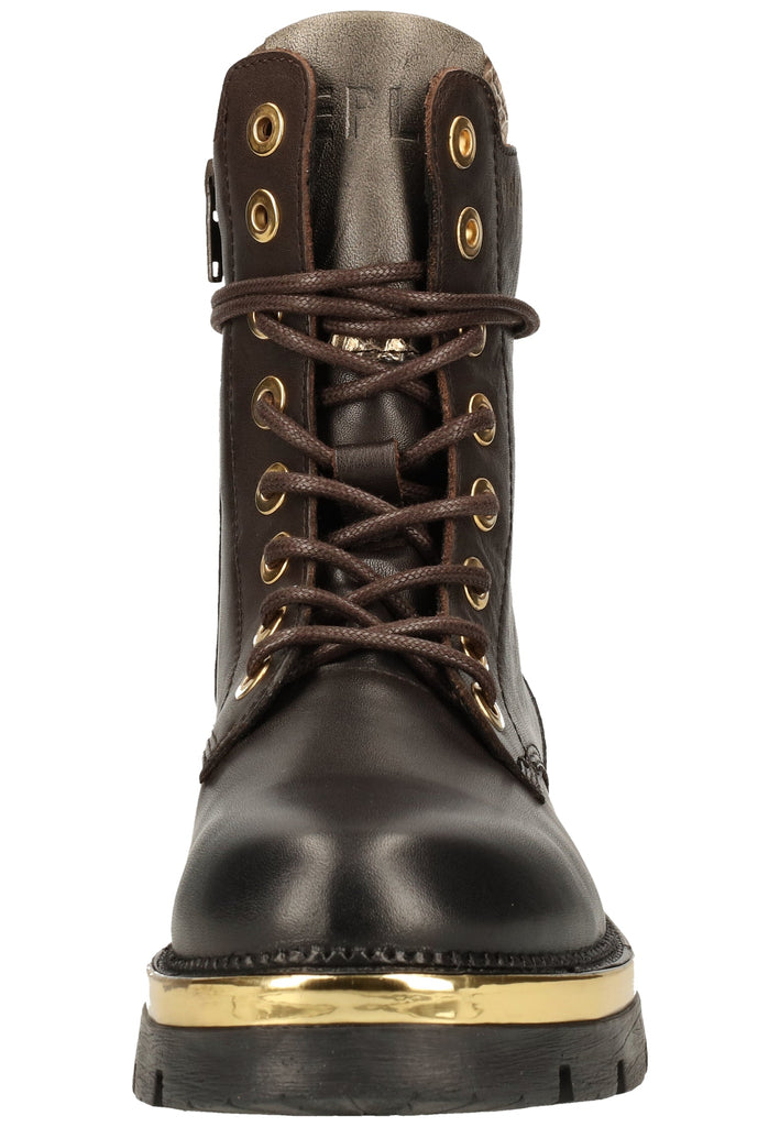 Replay Stiefelette Leder Braun/Gold