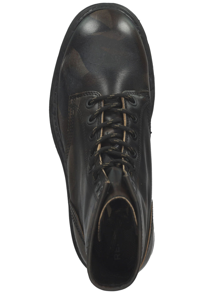 Replay Stiefelette Leder Camouflage