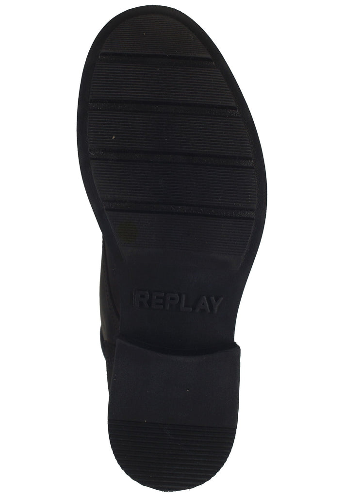 Replay Stiefelette Leder Dunkelbraun