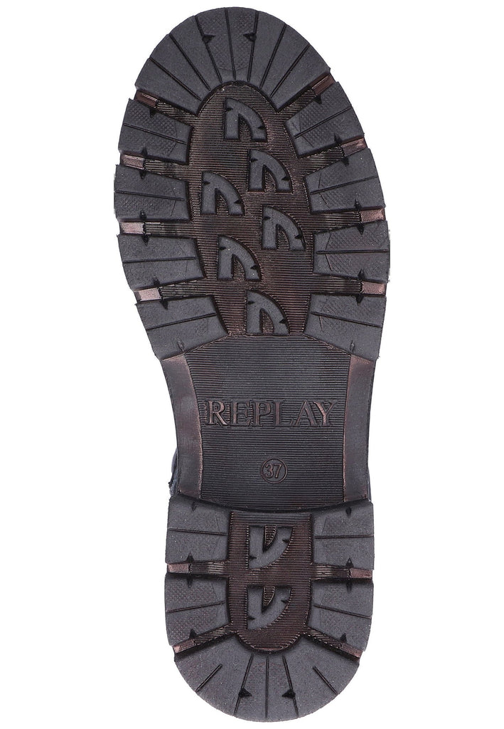 Replay Stiefelette Leder Navy