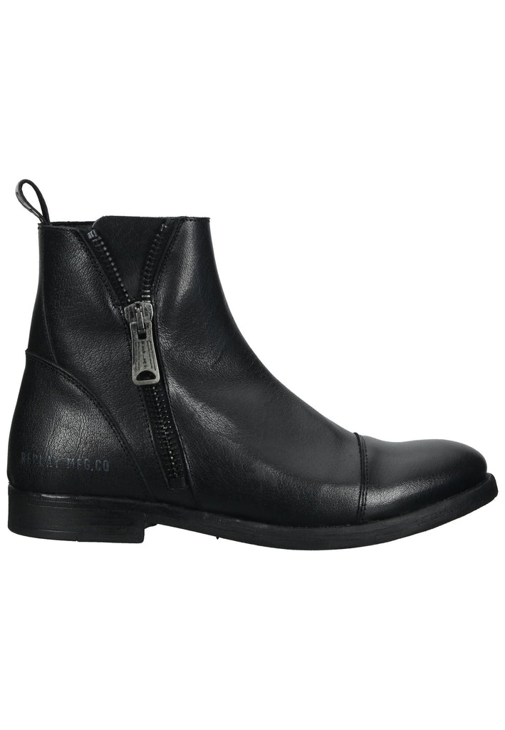 Replay Stiefelette Leder Schwarz