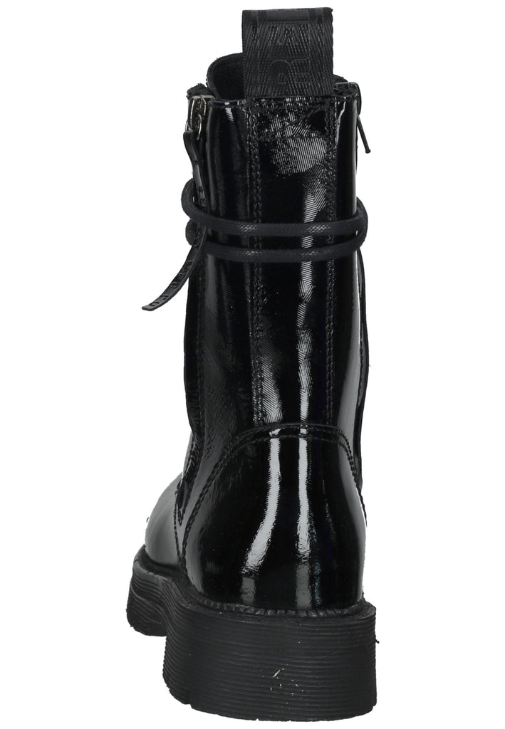 Replay Stiefelette Leder Schwarz