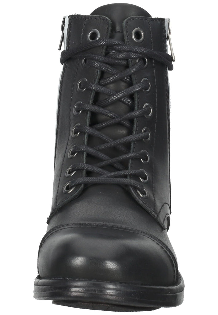 Replay Stiefelette Leder Schwarz