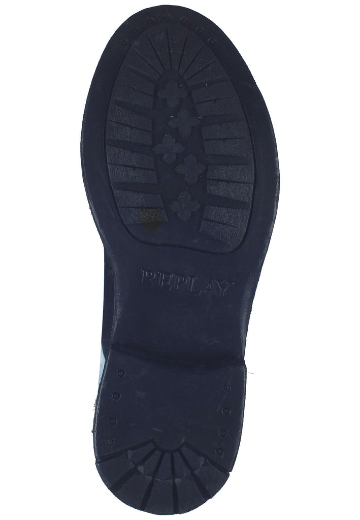 Replay Stiefelette Leder Schwarz