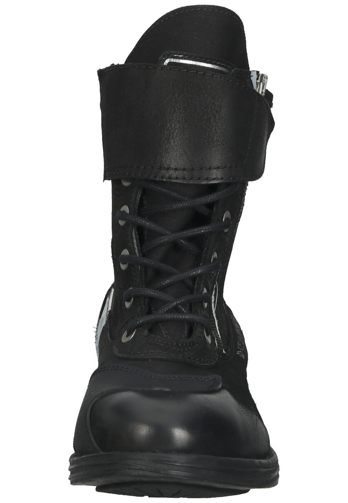 Replay Stiefelette Leder Schwarz