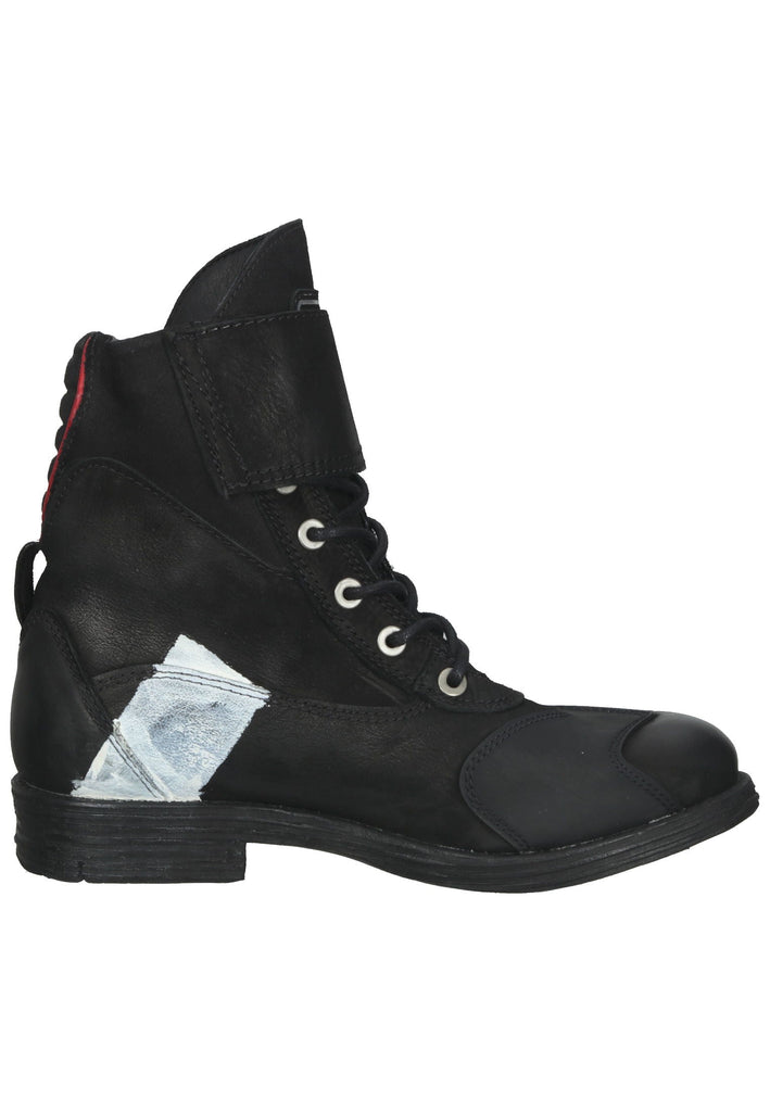 Replay Stiefelette Leder Schwarz