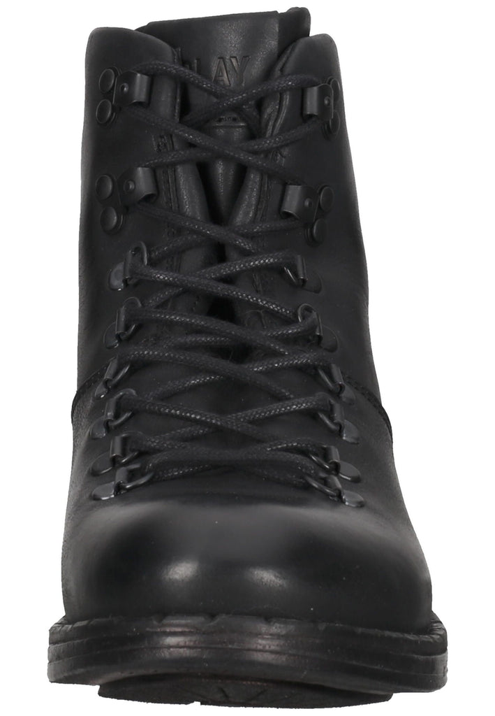 Replay Stiefelette Leder Schwarz