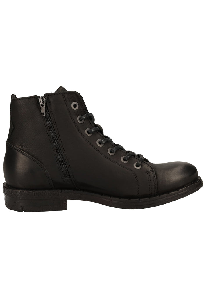 Replay Stiefelette Leder Schwarz