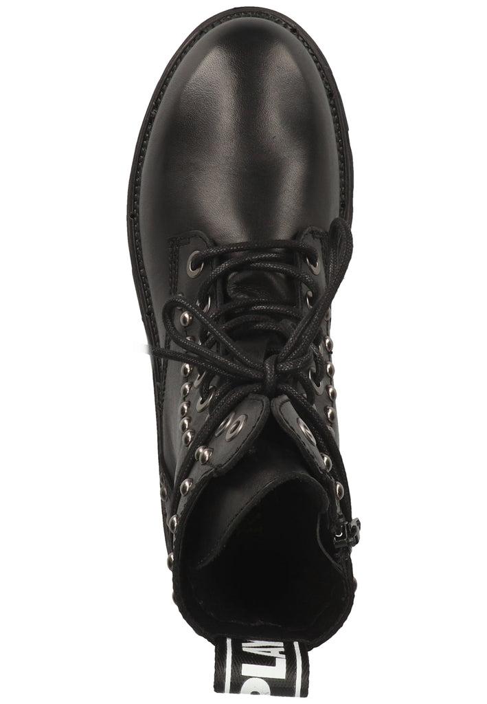 Replay Stiefelette Leder Schwarz