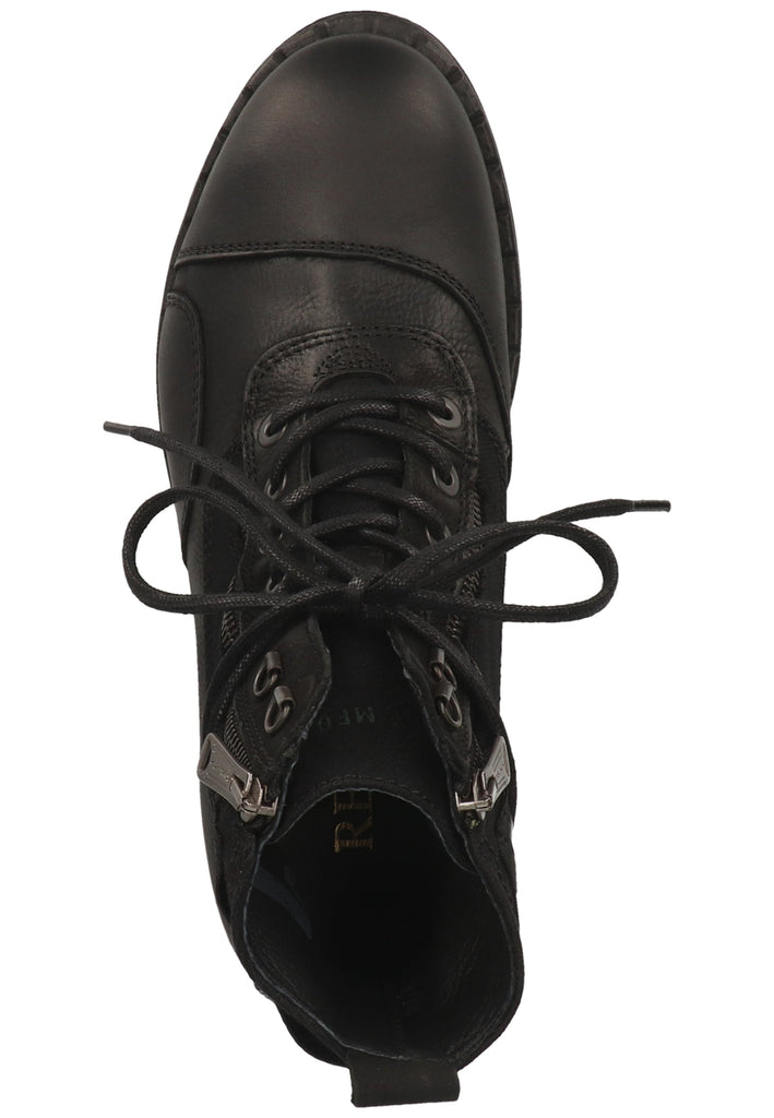 Replay Stiefelette Leder Schwarz