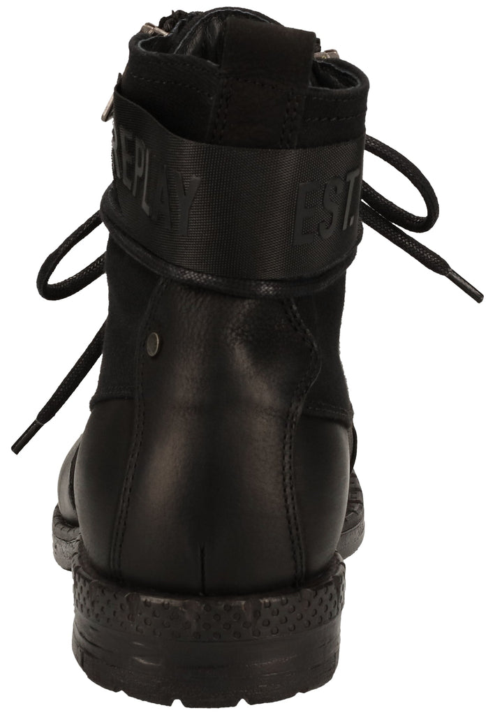 Replay Stiefelette Leder Schwarz