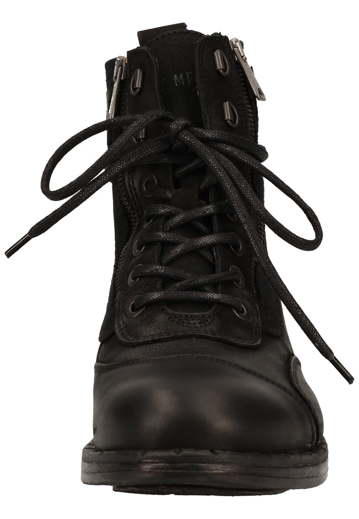 Replay Stiefelette Leder Schwarz