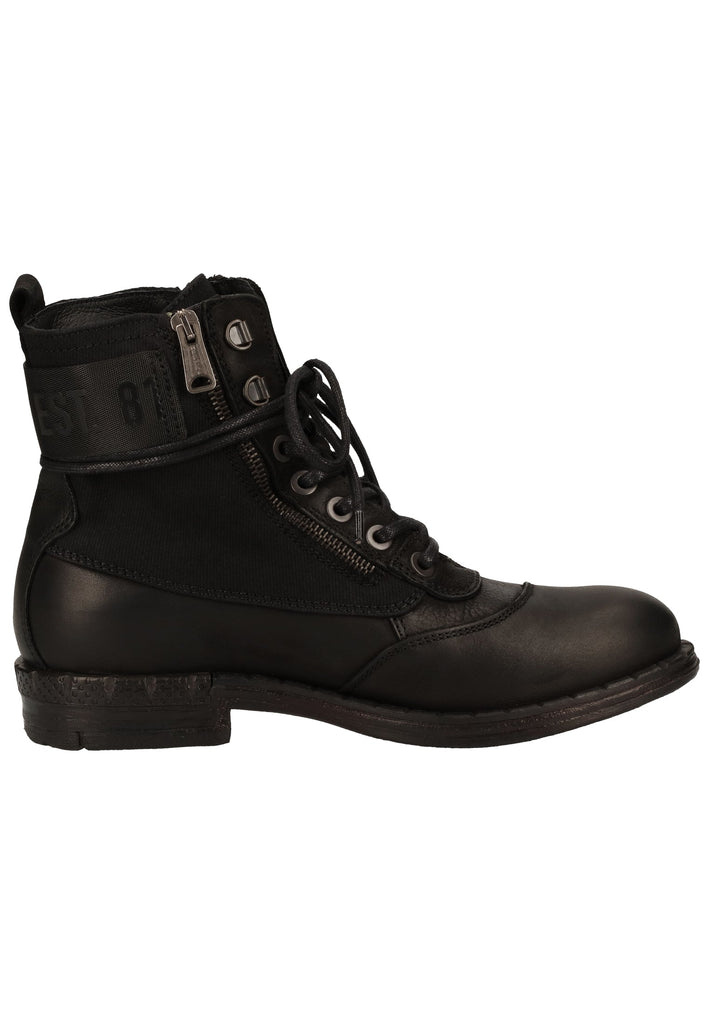 Replay Stiefelette Leder Schwarz