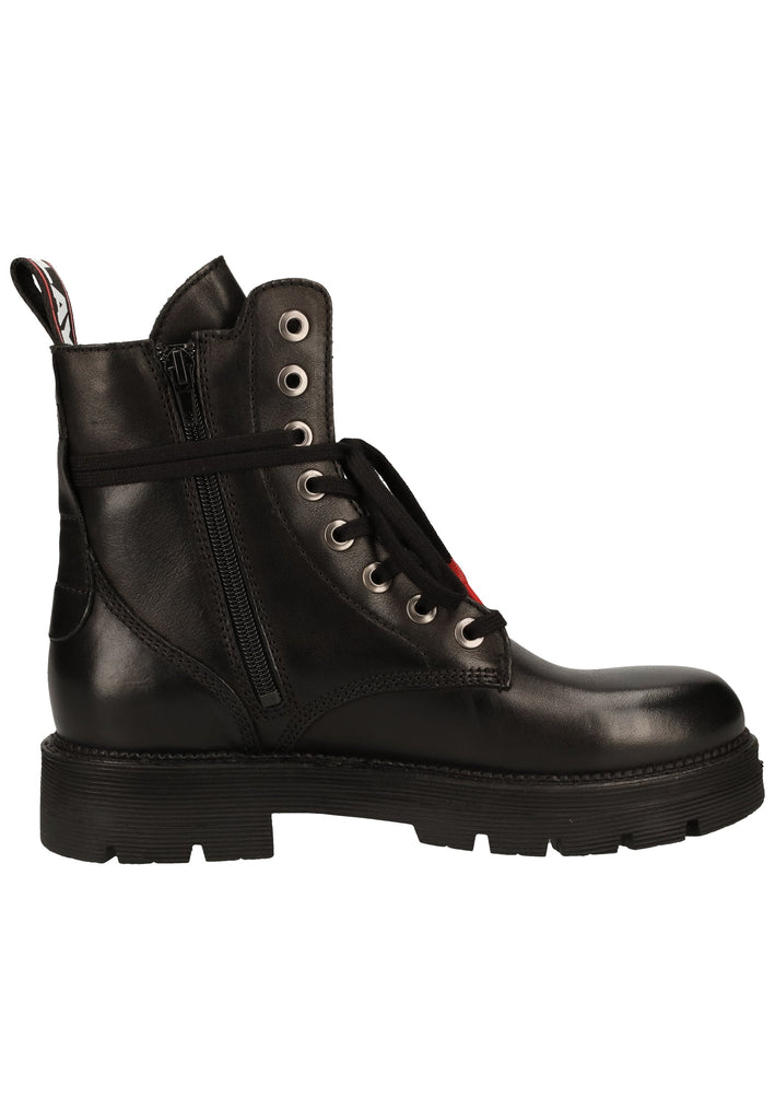 Replay Stiefelette Leder Schwarz