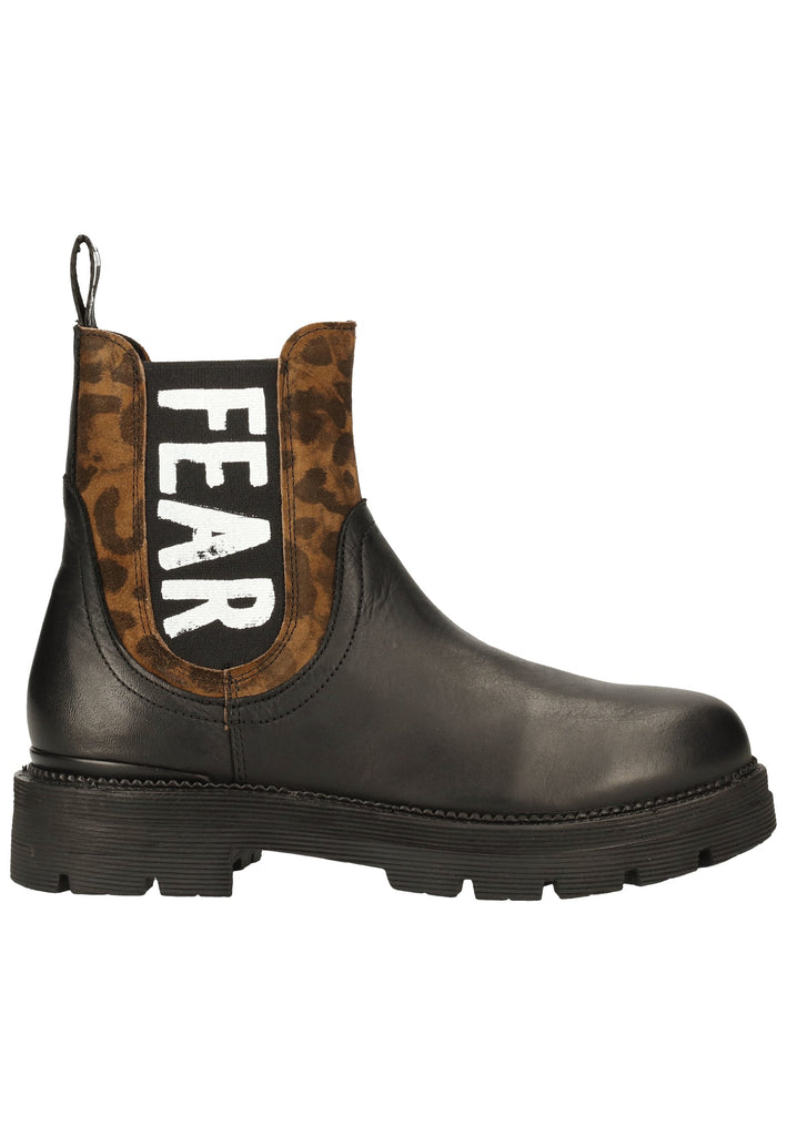 Replay Stiefelette Leder Schwarz