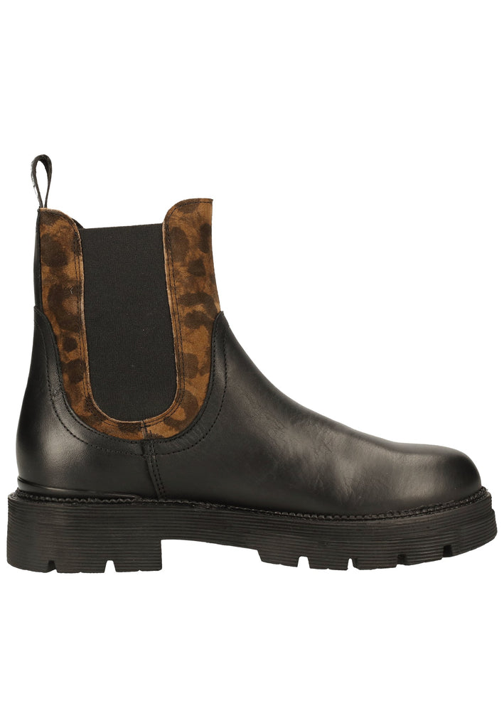 Replay Stiefelette Leder Schwarz