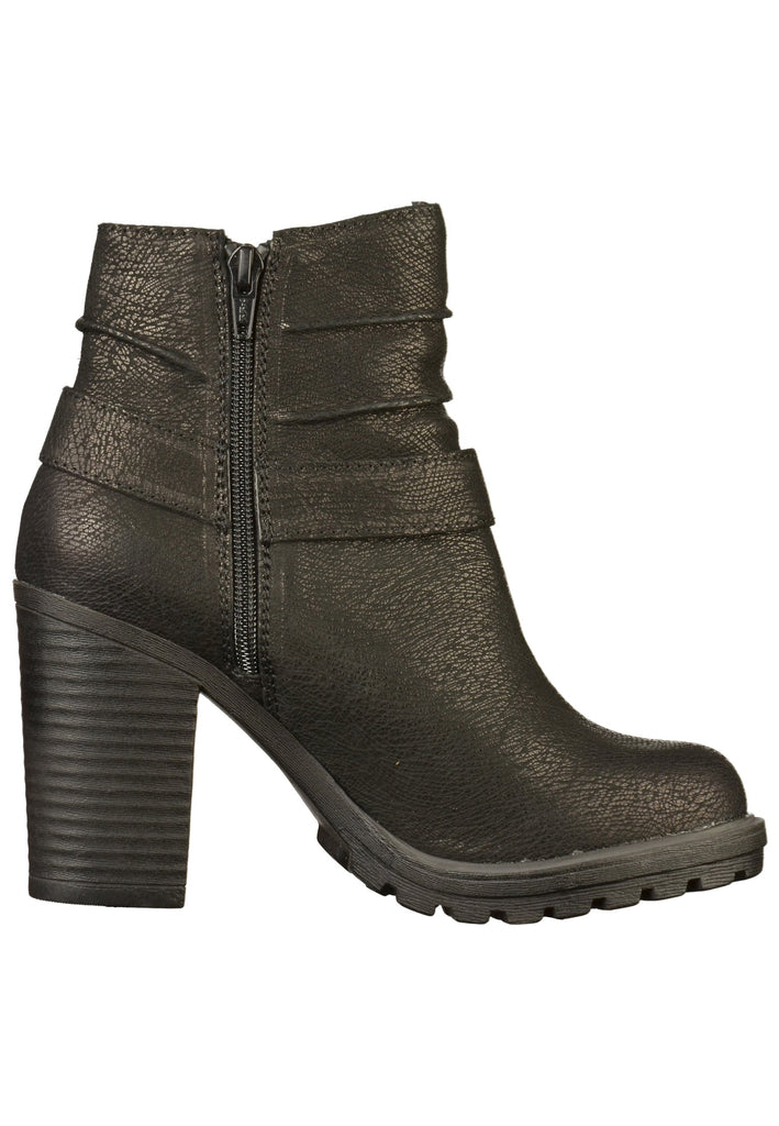 Replay Stiefelette Leder Schwarz