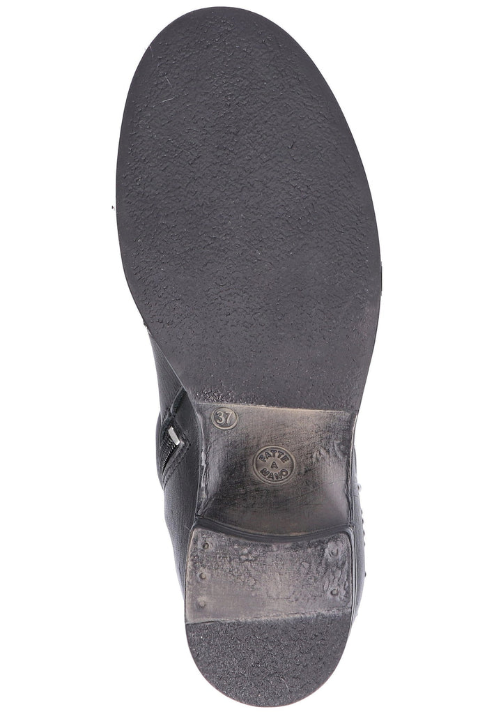 Replay Stiefelette Leder Schwarz