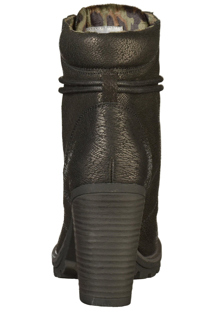 Replay Stiefelette Leder Schwarz