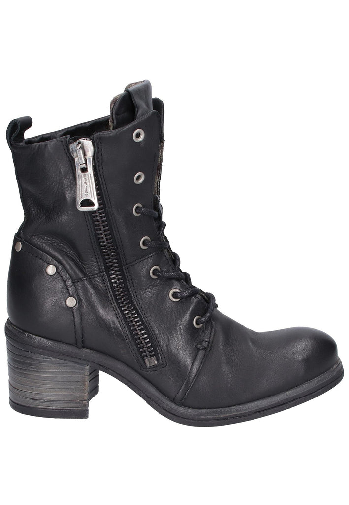 Replay Stiefelette Leder Schwarz